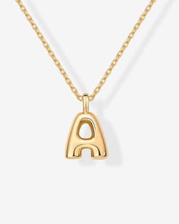 Pavoi Bubble Initial Necklace
