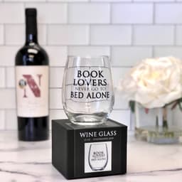 Fly Paper Products Literary Wine Glasses