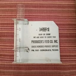 Johnny's Selected Seeds Acrylic Rain Gauge
