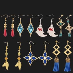 Genshin Impact Earrings by Studio Thebe