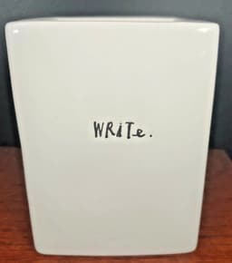 Rae Dunn Ceramic Stationery Holder